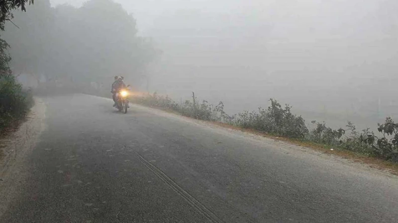 পঞ্চগড়ে তাপমাত্রার পারদ ১০ এর ঘরে